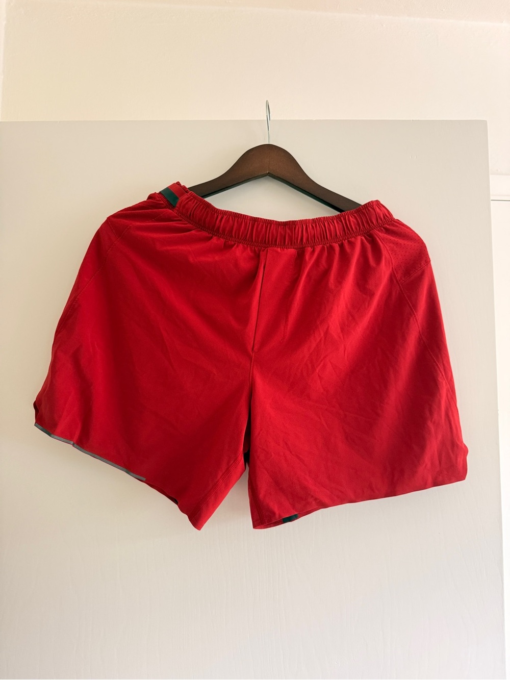 lululemon athletica Red Men's Athletic Shorts